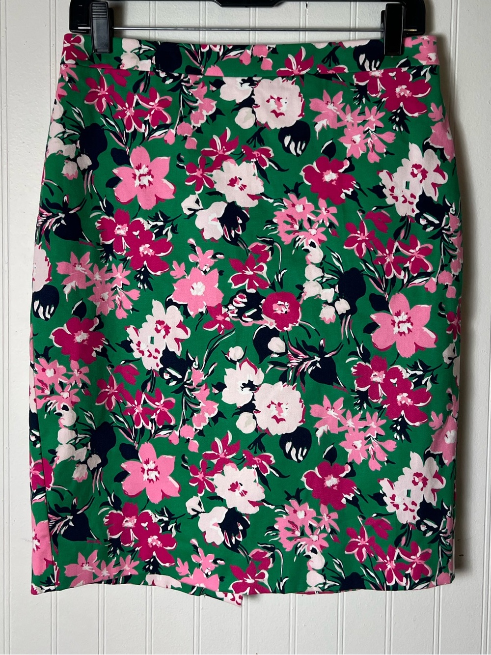 J. Crew Floral Pencil Skirt